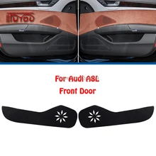 Для Audi A8l автомобиля внутри дверь задняя крышка с защитой от царапин Защита Анти Удар декоративные подушечки автомобиля Стикеры 4 предмета в комплекте