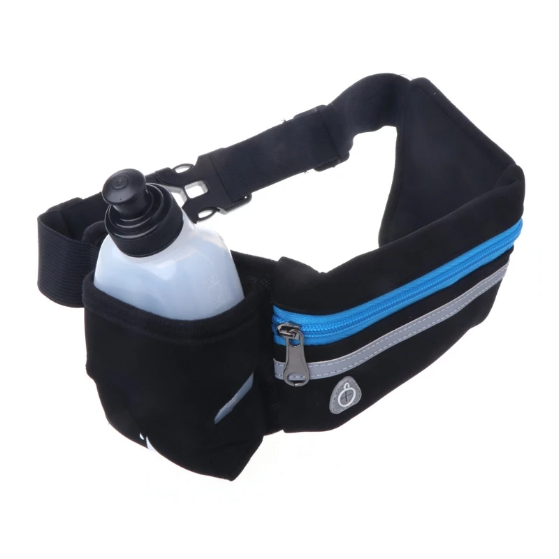Running Hydration Belt Women Men Sport Hip Waist Bag Jogging Gym Water