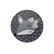 Мультфильм милый спящий мишка детская комната круглый ковер коврики ползающие коврики для гостиной украшения открытый коврик игровой