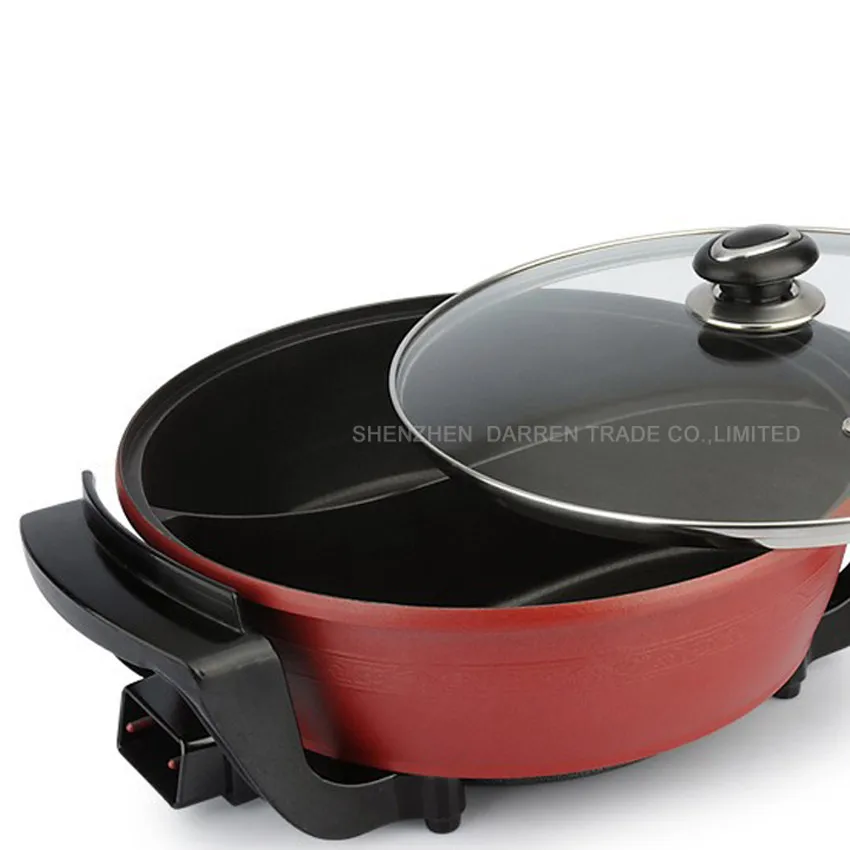 Elétrica de Alta Qualidade Multifuncional Panela Quente Yuanyang Pot Casa Não-vara Panelas 1pc 220v 1500w 6l 4 1pc 220v 1500w 6l elétrica de alta