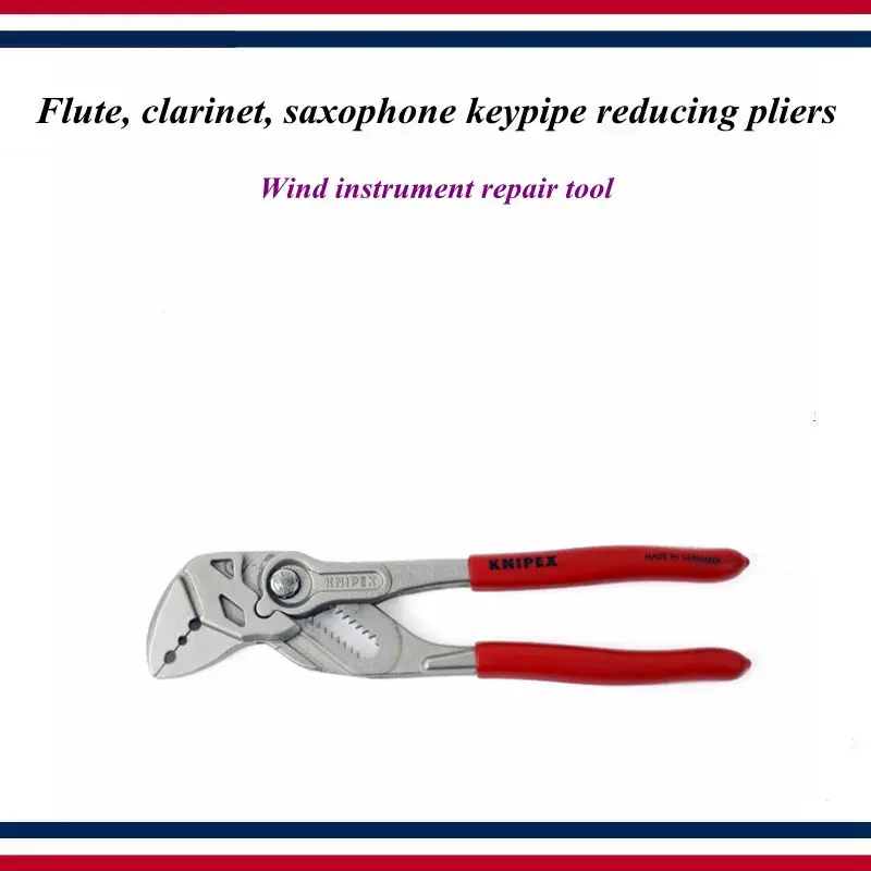 

Wind instrument repair tool - Flute repair tools - Flute, clarinet, saxophone keypipe reducing pliers