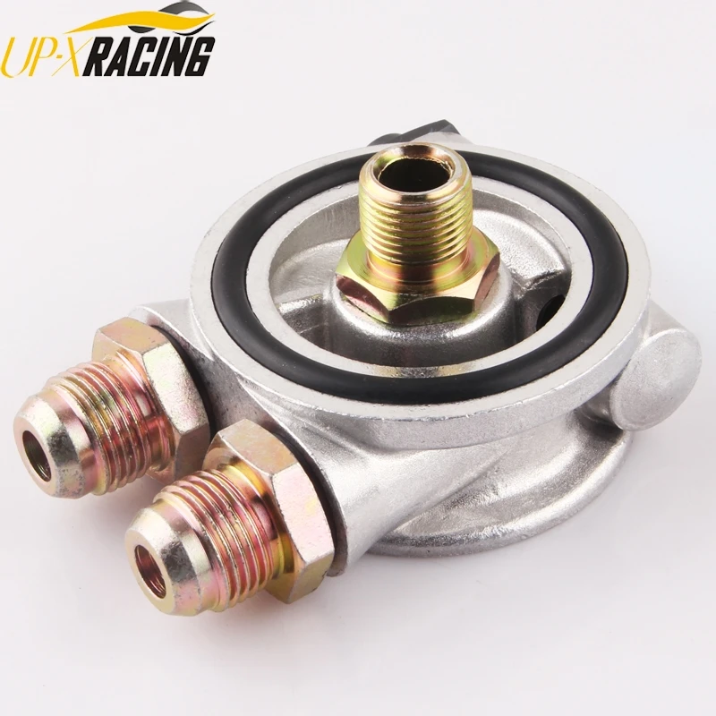 

Performance parts AN10 oil sandwich Iso9000 m20x1.5 center thread Oil Cooler Sandwich Plate for Thermostat Adaptor