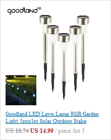 Goodland RGB светодиодный светильник 2835 SMD 5M 60 светодиодный s/m с ИК-пультом дистанционного управления 12V 2A адаптер питания светодиодный