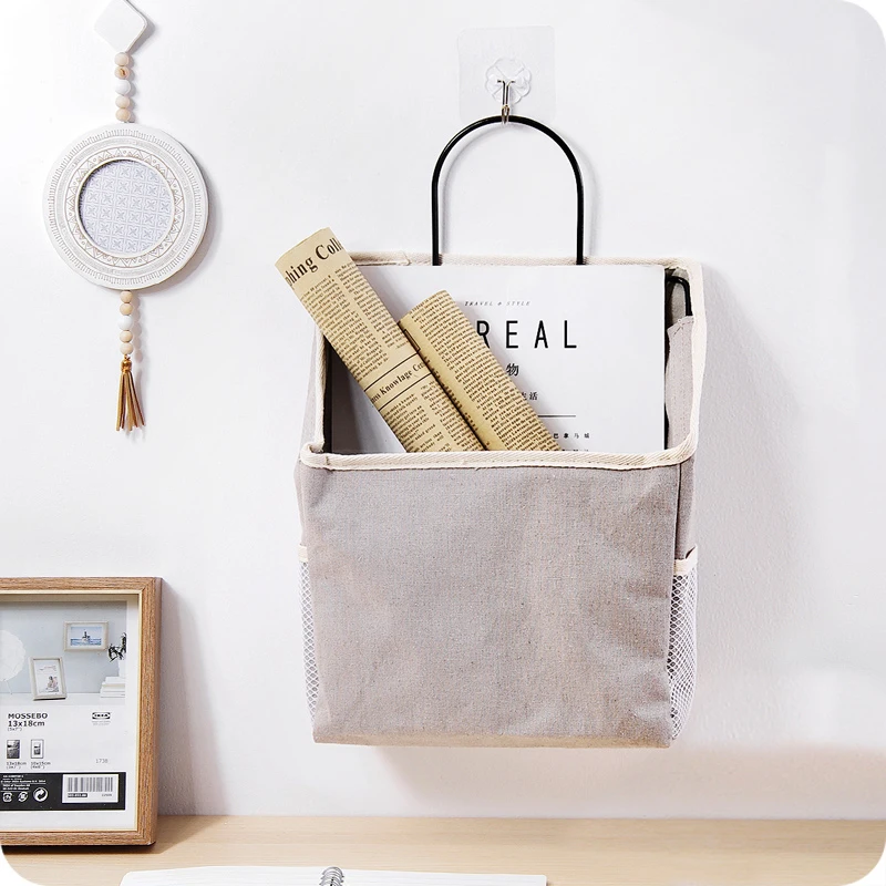

Wall Hanging Storage Bags Wall Pocket Hanging Holder Organizer Sundry Storage Pocket For Decoration Kitchen Bathroom Organizer