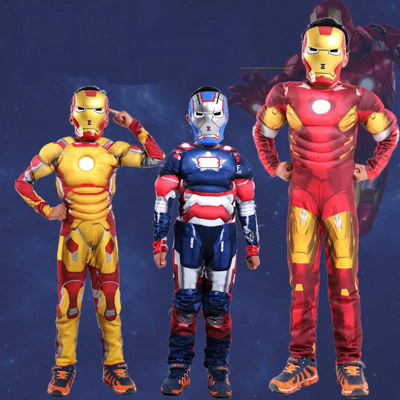 Детский костюм Железного человека infinity war armadura disfraz маскарадный для взрослых и