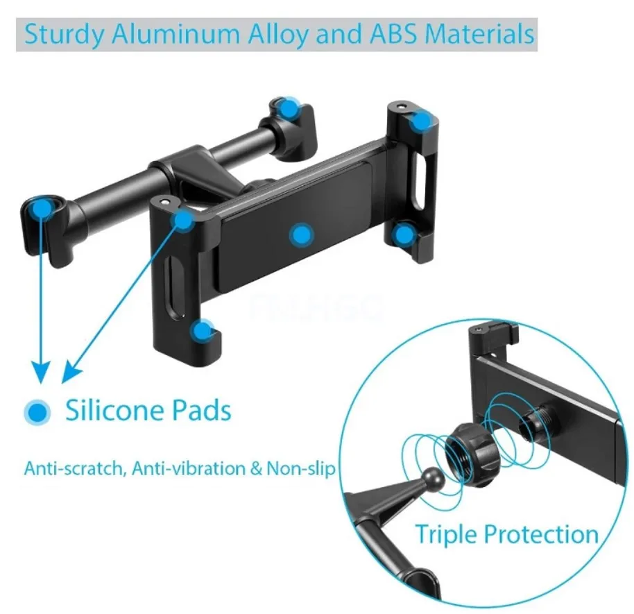 Подголовник, держатель для заднего сидения, автомобильный держатель для телефона 4,7-12,9 дюймов, Накладка для мобильного телефона, заднее сиденье, автомобильный держатель, подставка для планшета, ПК