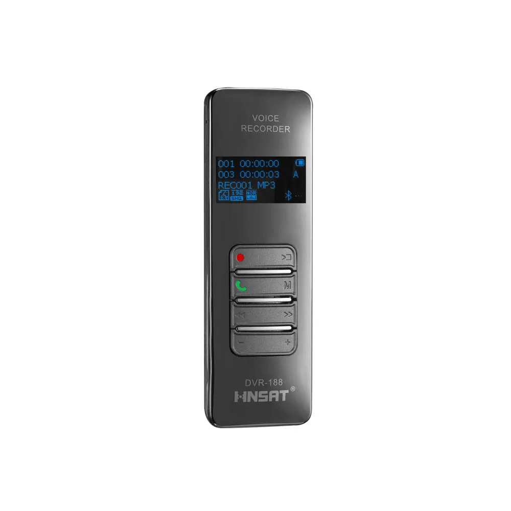 MP3 audio recorder with bluetooth mobile phone