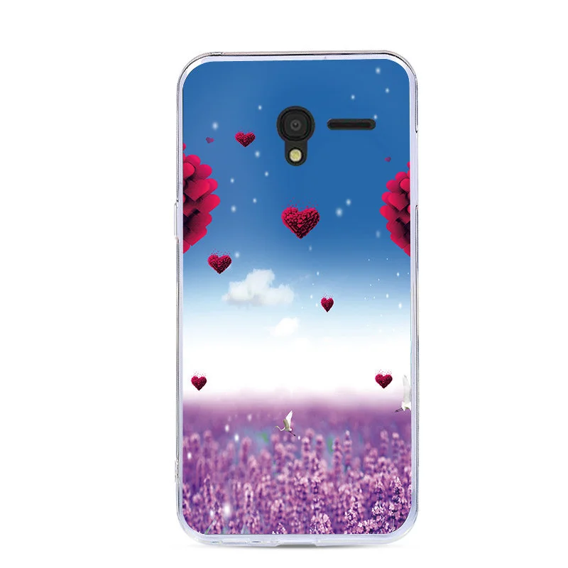 Чехол для Alcatel OneTouch Pixi 3 4 5 дюйма мягкий силиконовый чехол из ТПУ с рисунком Pixi3 5017