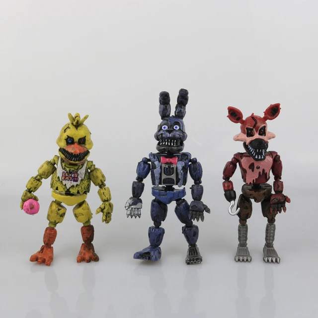 Best Offers 2018  1pcs/set Minecraft Five Nights At Freddy's 4 FNAF Foxy Chica Bonnie Freddy Action Figures Kid Toy  children  Gifts