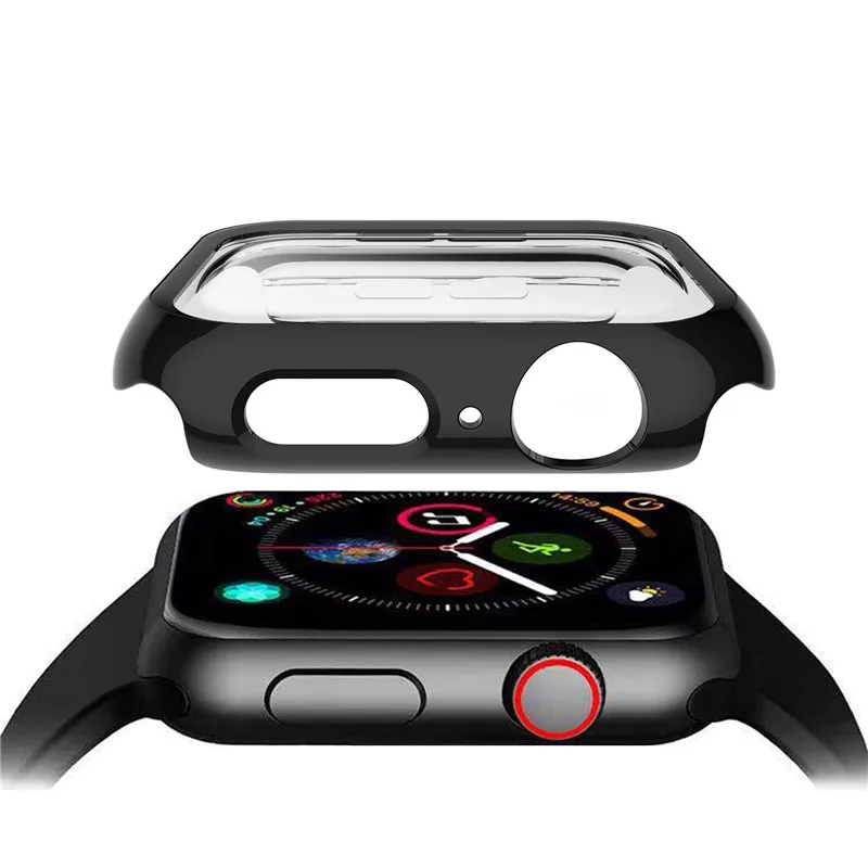Защитный чехол для Apple Watch Band 40/44 мм популярный защитный из закаленного стекла iwatch