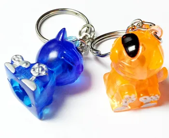 

50Piece Key ring Cyber dog cat pendant girl Boy Kids School Bag Pinata Filler Loot Gag Birthday Party Favors Gift Novelty Prize