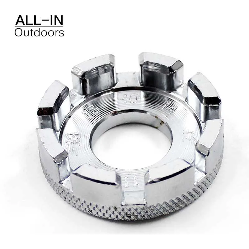 Bicycle Spanner Wrench Cycling Bicycle Bike 8 Way Spoke Nipple Key