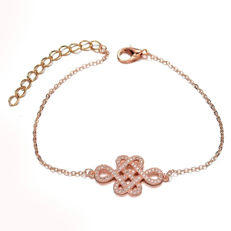 Fashion Chinese Style Good fortune Bracelets Micro Pave Cubic Zircon