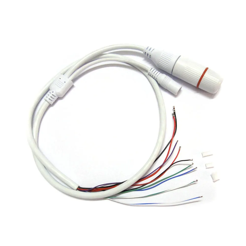 Weatherpoof CCTV IP Сетевая камера PCB модуль видео кабель питания RJ45 гнездовые и DC разъемы