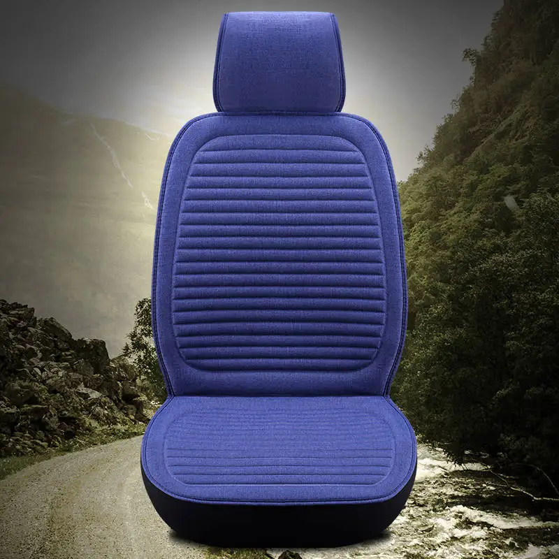 Автомобильные чехлы для сидений Универсальный Fit льняная подушка для авто Passat Fabia Touareg Beetle протектор сиденья Чехол подушки сиденья автомобиля Styli