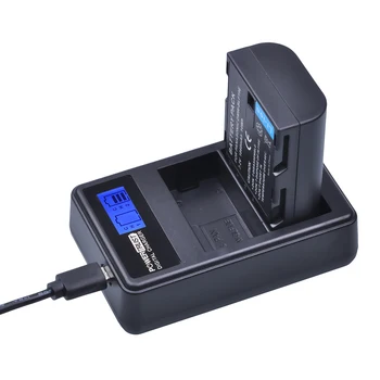 

Powertrust 1PC DMW-BLF19 DMW-BLF19e Camera Battery+LCD Dual USB Charger for Panasonic Lumix GH3 GH4 GH5 DMW-BLF19PP