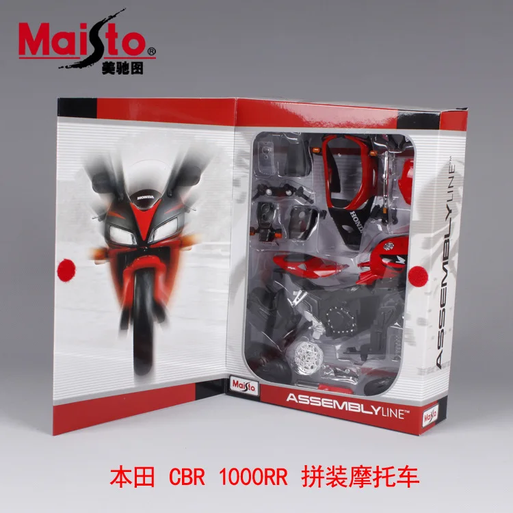 Сборная модель мотоцикла Maisto 1:12 Honda CBR1000RR из сплава сборная Игрушечная сделай сам|