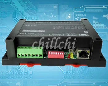 

Ethernet master station management module with 4 channel AO analog 8DI switch input TCP Modbus module