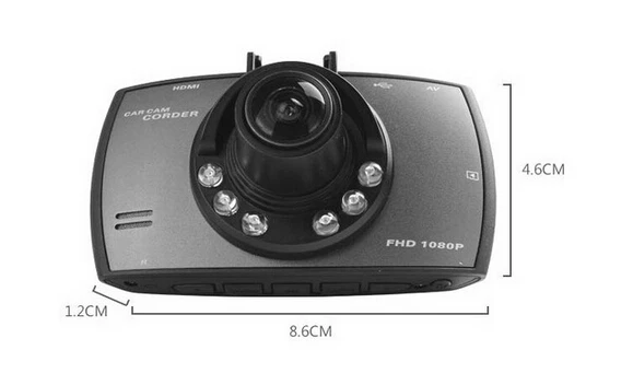 Новая акция 1080 P Full HD Новатэк g30 Видеорегистраторы для автомобилей 170 градусов Широкий формат автомобиля Камера Регистраторы с Ночное видение с G-Сенсор - Название цвета: 14335black