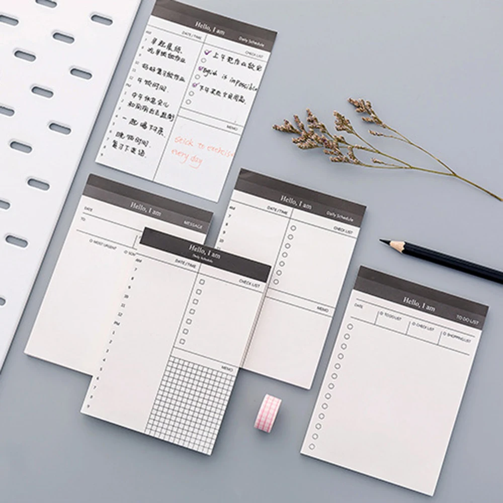 

Paper Memo Pad Daily Planner Office Desk Check List Notepad To Do List School Office Stationery