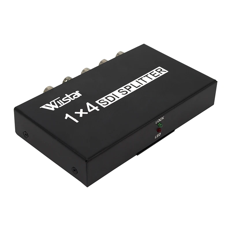 distribuição de sinal sem perdas para 4 1 em 4 SDI Splitter