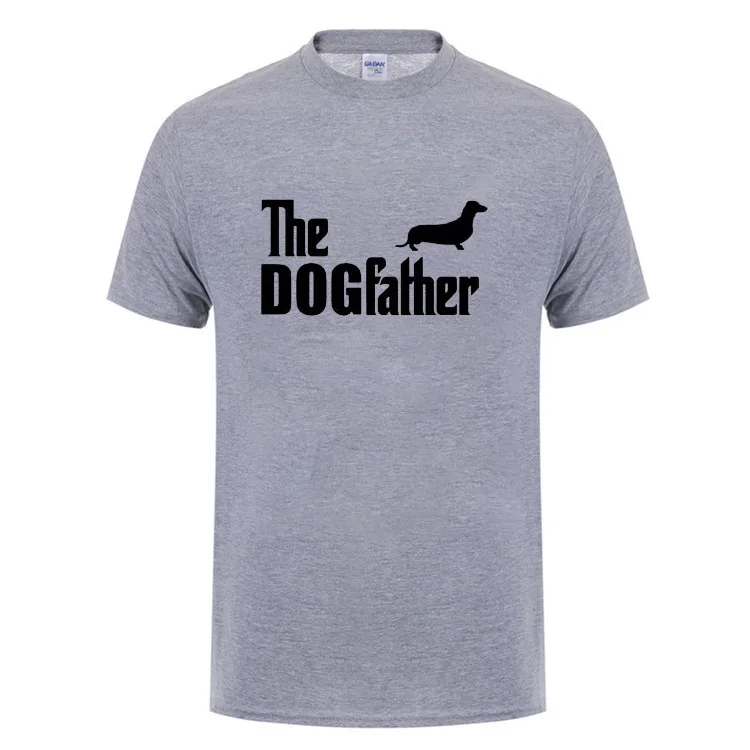 Забавные футболки для мужчин с таксой, колбасой, собакой, папой, летние, короткий рукав, круглый вырез, хлопок, Повседневная Уличная футболка, футболка