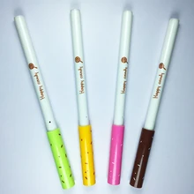 4 Цвета Стили 0,5 мм Милая гелевая ручка для девочек школьный подарок пластиковая гелевая ручка