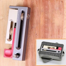 Пильный слот регулятор пилы Настольная пила слот регулятор врезные шиповые инструменты подвижный измерительный блок длина компенсации слот регуляторы