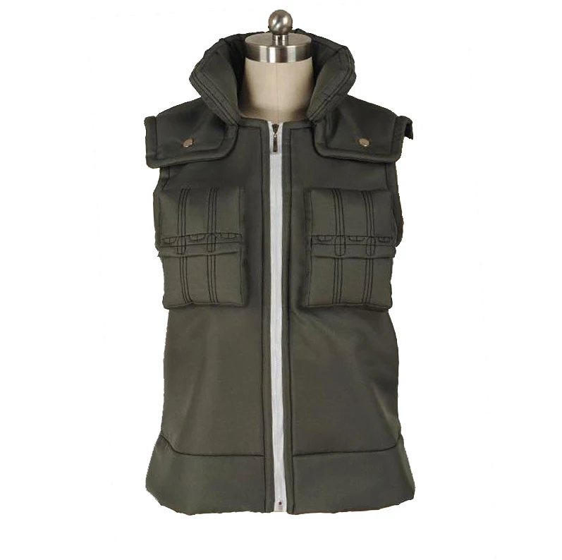 

Free Shipping Naruto Hatake Kakashi Cosplay Costume Warm Vest Customized