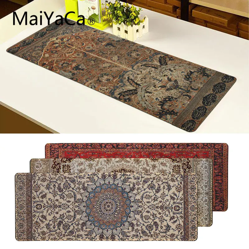 

MaiYaCa mousepad Persian carpet 30x80CM style rubber anti-slip laptop computer game mouse pad for CSGO dota2 pad mat
