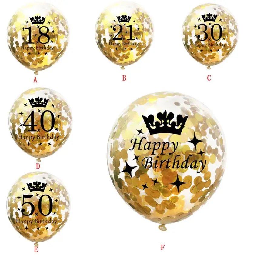 

ballons wedding party Latex Gold Series Foil Latex Balloon Set Helium Star Wedding Birthday Party Decor DROP SHIPPING