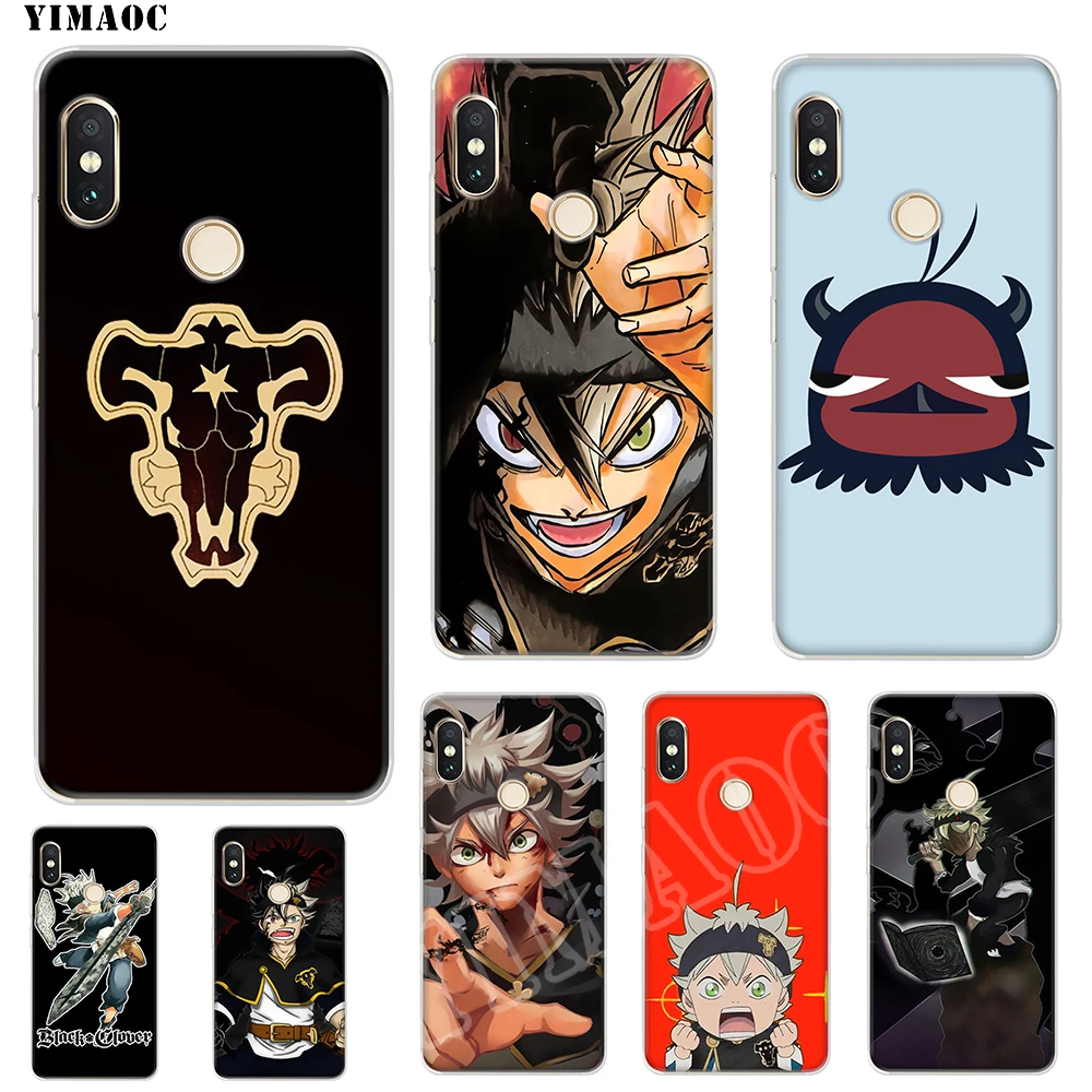 Мягкий силиконовый чехол YIMAOC Manga Anime с черным клевером для POCOPHONE F1 Xiaomi Redmi Note 6 7 Pro 6A