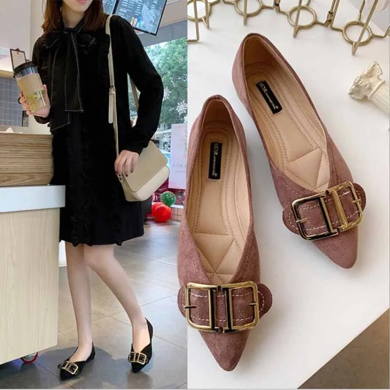 

2019 Shoes Women Surmmer Fashion Women British Single Shoes Shallow Mouth Small Shoes Flat Shoes Fssation for women Girls