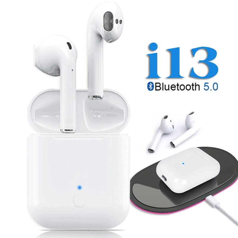 

2019 new i13 TWS Touch Control Air pods 1:1 Wireless Headphones Bluetooth 5.0 earphone for Samsung Galaxy S10 plus e pk i10 i12