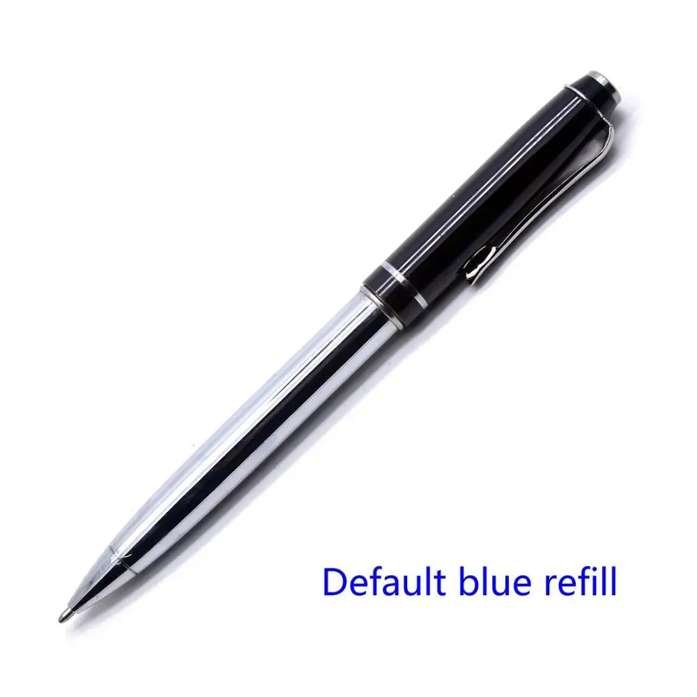 Бренд Guoyi, G20, новая стальная металлическая шариковая ручка, для обучения, офиса, для школы, канцелярские принадлежности, Подарочная роскошная ручка и ручка для письма для гостиницы, бизнеса - Цвет: Pen - Blue ink