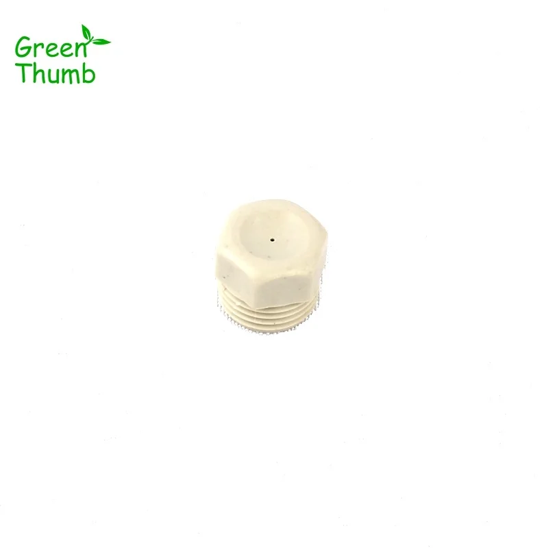 

5pcs 1/2 Inch Male Thread Plastic Misting Spray Nozzle Low Pressure Sprinklers Aperture 0.7mm/1mm/1.5mm/2mm for Garden Spray