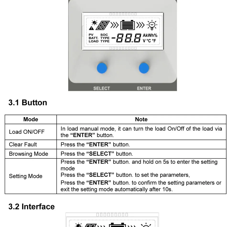 EPever 40A/30A/20A/10A MPPT Солнечный контроллер заряда черный-светильник ЖК-солнечный регулятор для 12 В 24 В свинцово-кислотных литий-ионных батарей