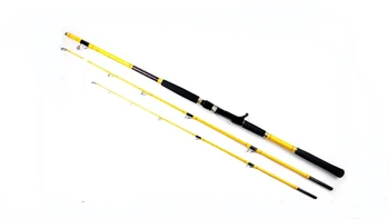 

Tideliner BOAT fishing rod 2.1 m 2 tips jigging trolling spinning baitcasting rod 50/80 fishing pole Free Shipping