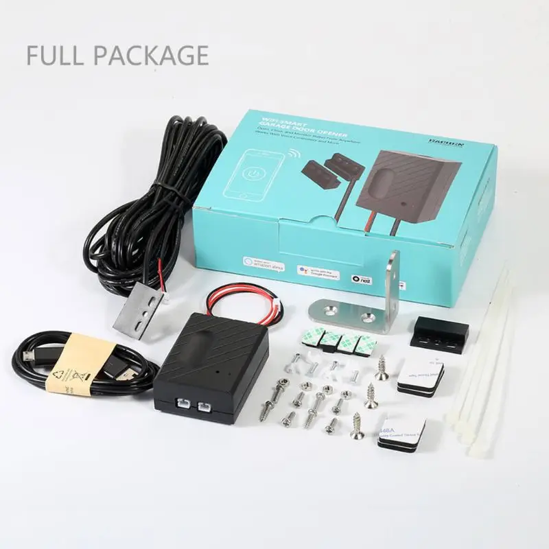 

1Set Ewelink/Tuya WiFi Switch Car Garage Door Opener Controller APP Remote Control Timing Voice Control