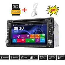 NEW Store!Car Electronic 2 din Car DVD Player GPS Navigation 6.2 inch Universal Car Radio audio In Dash Stereo Video+Free Map