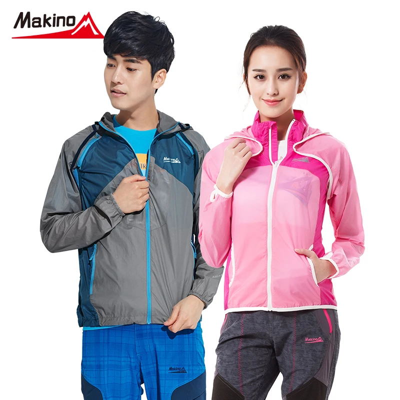 

Makino Couple Hiking Jackets Outdoor Waterproof Quick Dry Sports Skin Clothing Sleeve Detachable Sun-Protective Lovers Jacket