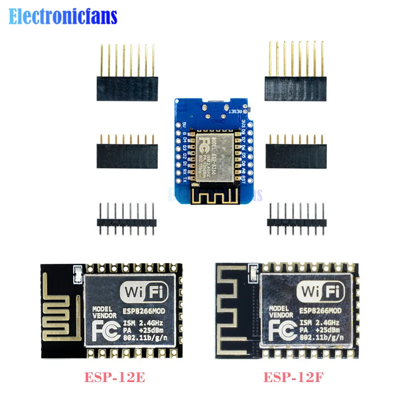 ESP8266 ESP-12 ESP12 ESP-12F для WeMos D1 Mini WiFi макетная плата модуль Micro USB 3,3 В на основе ESP-8266EX 11 цифровых контактов