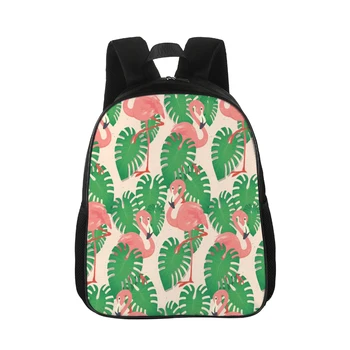 

CROWDALE 15 inches Fashion Long-footed printing backpack Canva Backpack School Bag For Girls Rucksack Female Traveling Backpack