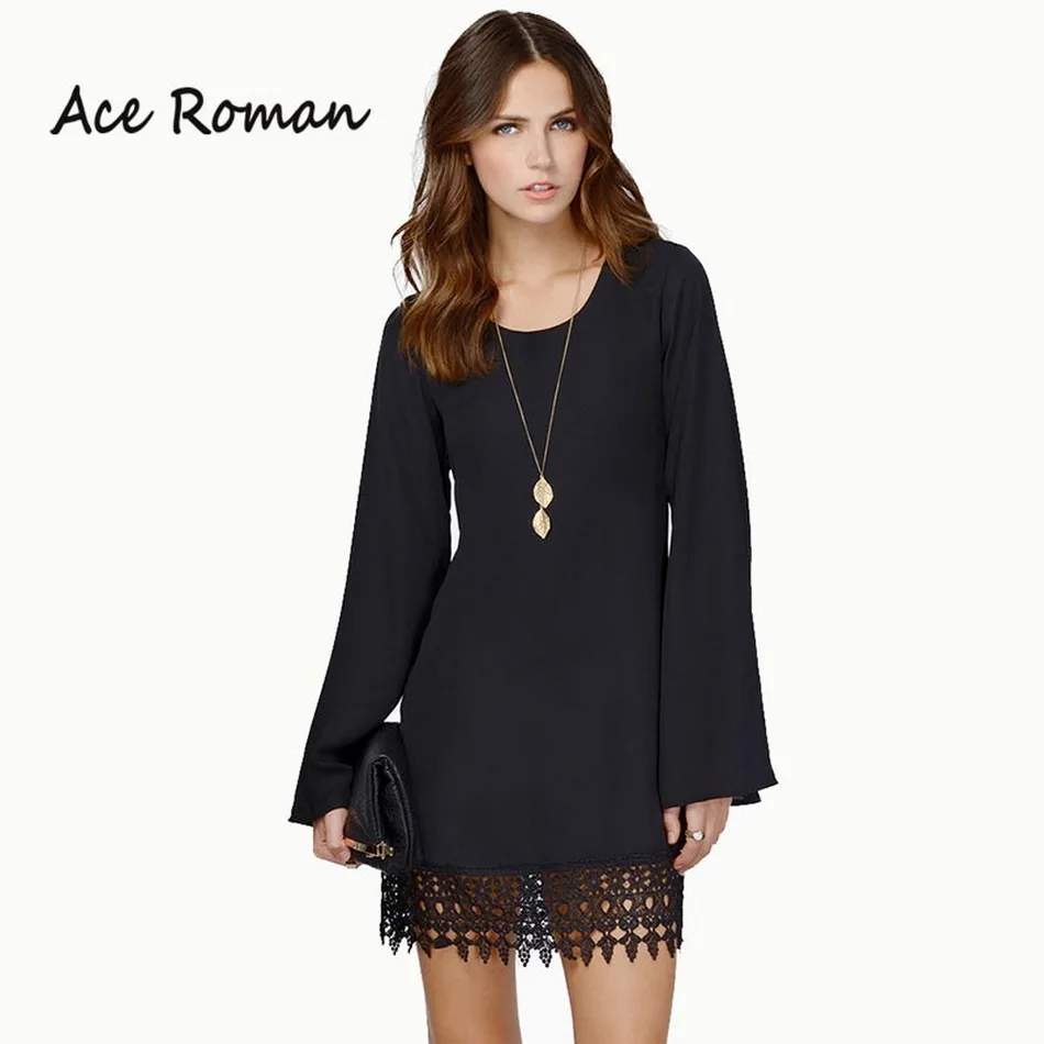 crochet lace top chiffon midi dress