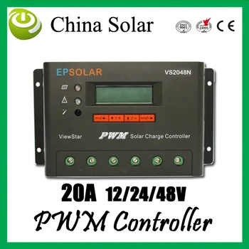 

EP Solar Charge controller PWM VS2048N,20A 12/24/48V auto Solar controller