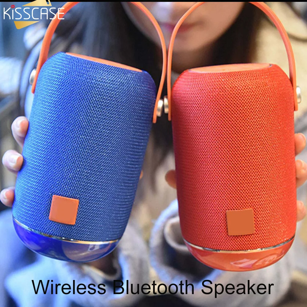 

KISSCASE Outdoor Wireless Bluetooth Speaker Strong Bass Sound Bar Portable Speaker Music Player Sound System Loudspeaker Radio