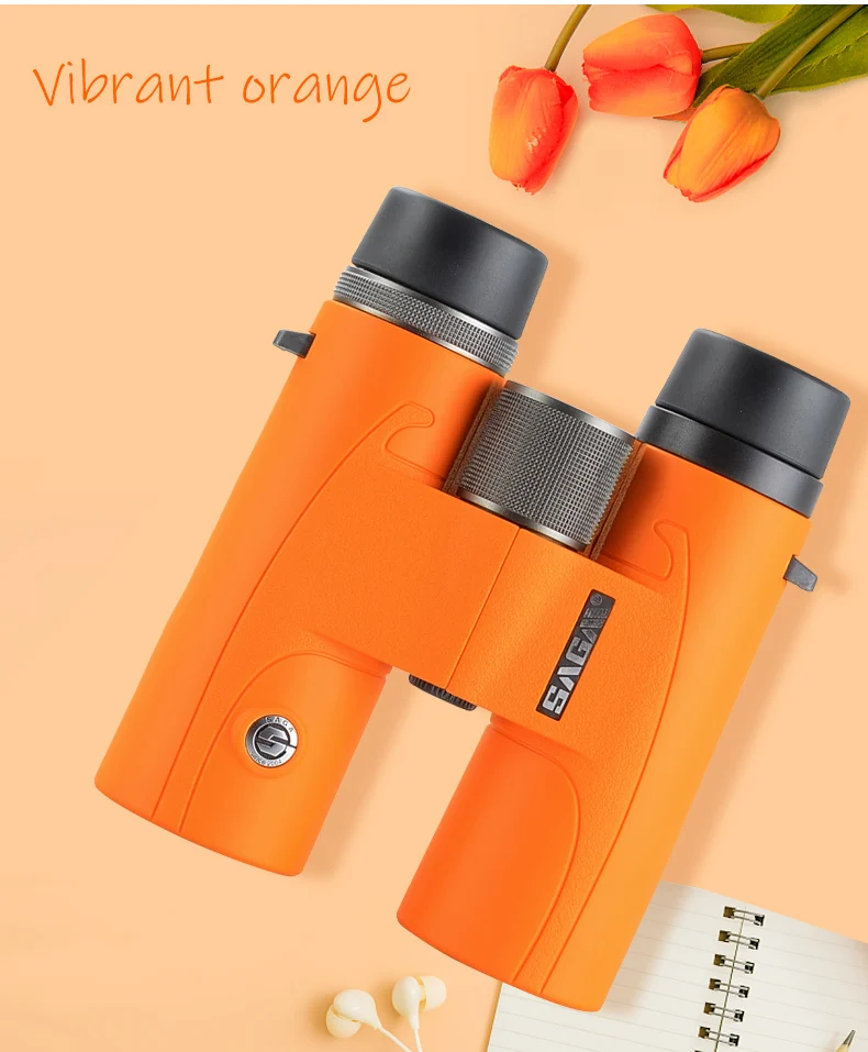 Telescópio para Adultos Acampamento ao ar Ferramenta de Caminhadas Saga Colorido Binóculos Binocular Presente Compacto Concerto hd Livre Óptico 8x42 10x42 8 Telescópio e binóculos