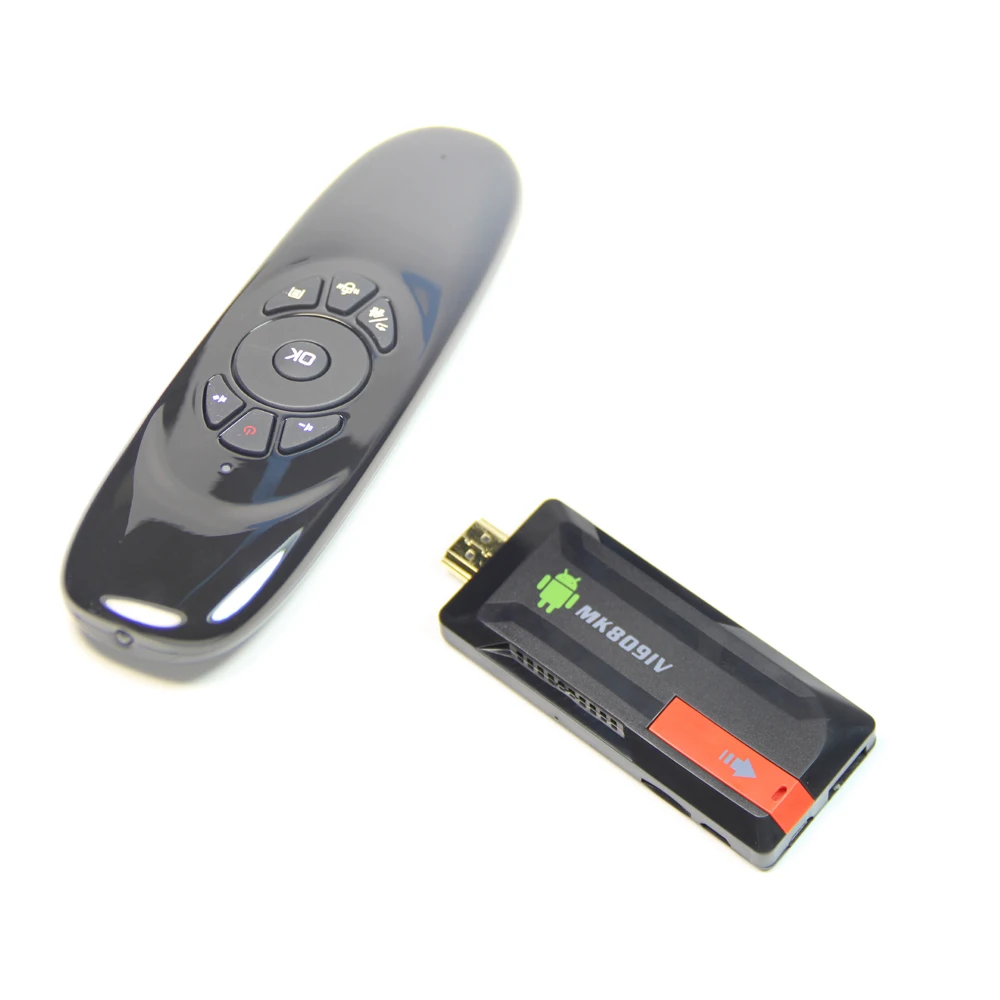 

MK809IV Mini PC Android 5.1 RK3229 Quad Core 2GB+16GB Built-in Bluetooth TV dongle MK809 IV with free C120 remote keyboard