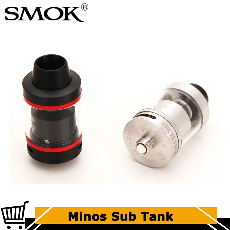 

Original Smok Minos Sub Tank 4ml Capacity Bottom Airflow Electronic Cigarette Atomizer Fit for Smok Micro One 150 Vape