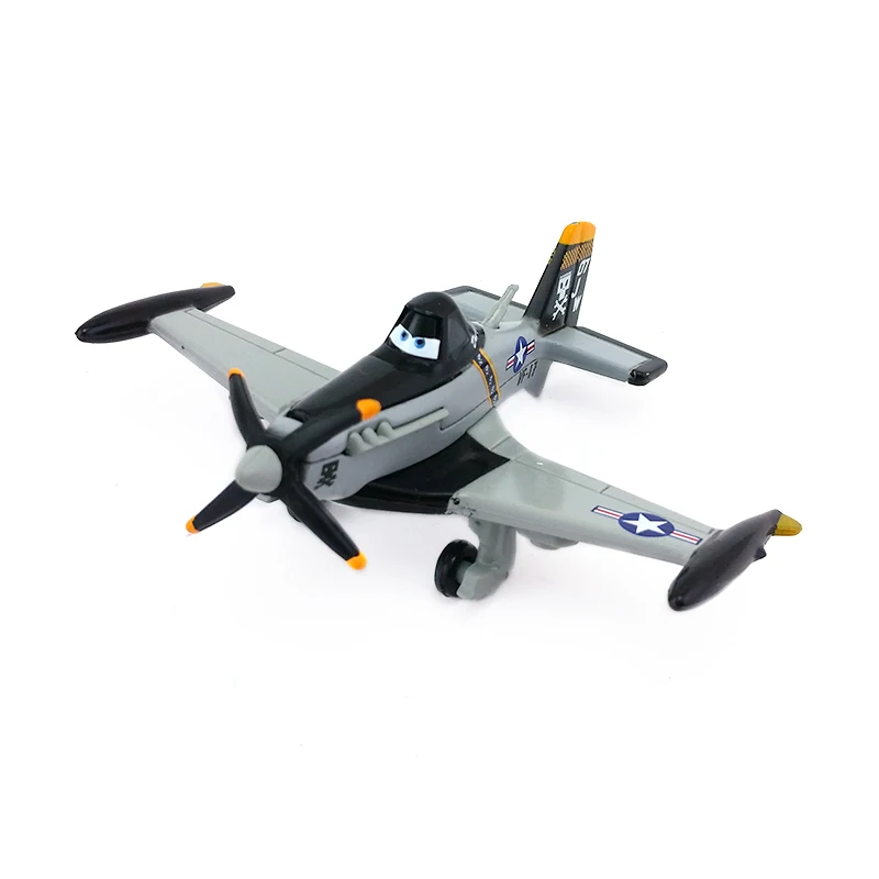 Дисней Pixar Planes No.7 Jolly Wrenches Dusty Crophopper 1:55 литья под давлением металлическая